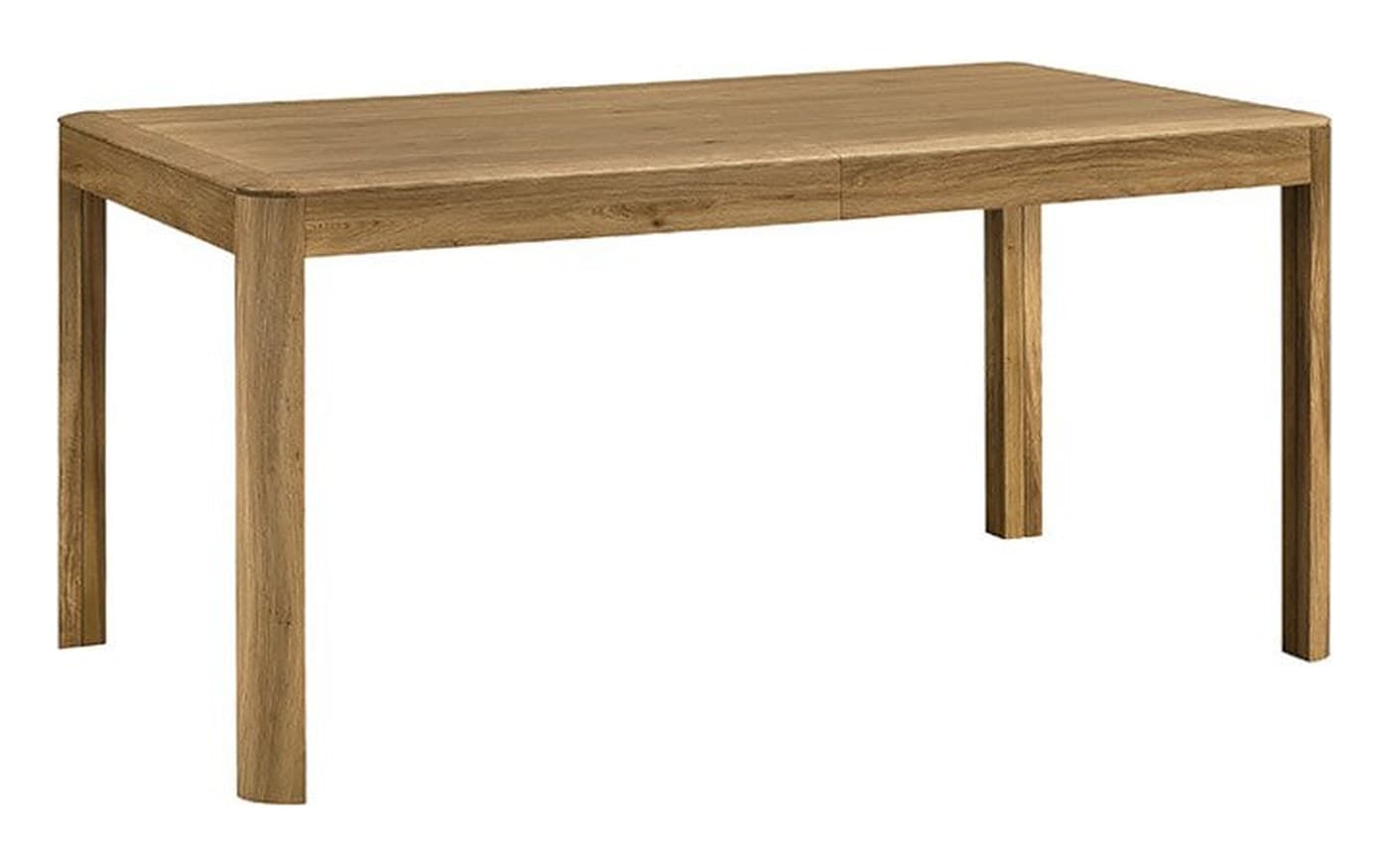 Masă Extensibilă Lugano, Stejar Masiv, 160-260x90x76 cm