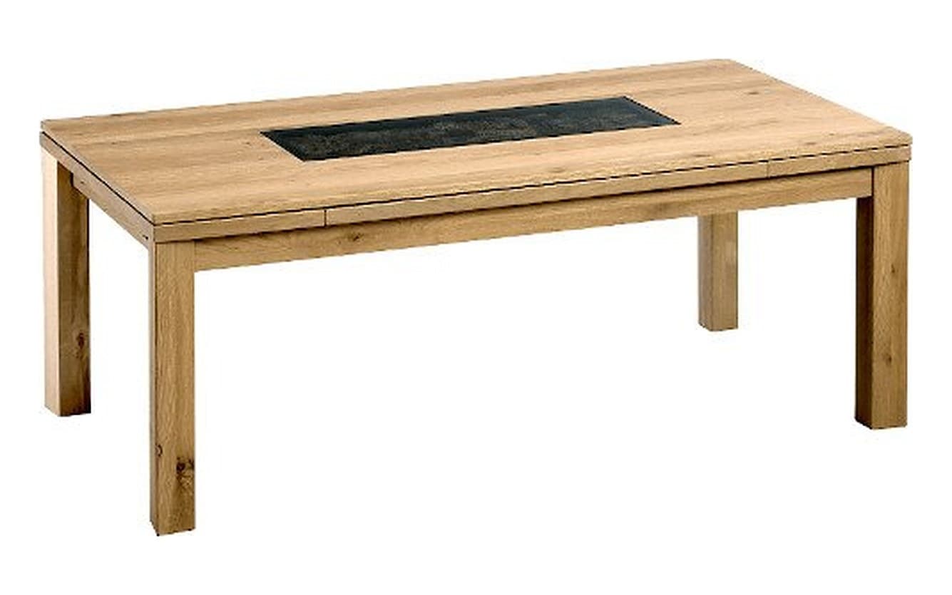 Măsuță de Cafea Modena, Stejar Masiv, 120-170x60x45 cm