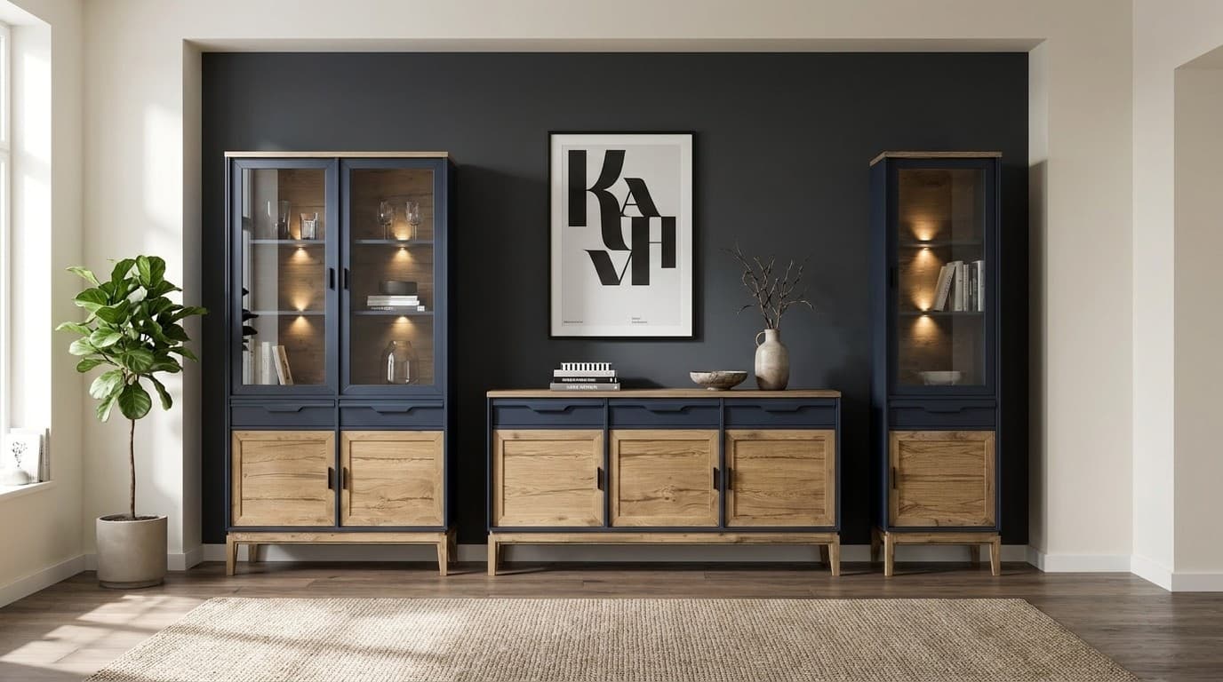 Set Living Cortina, Stejar Masiv
