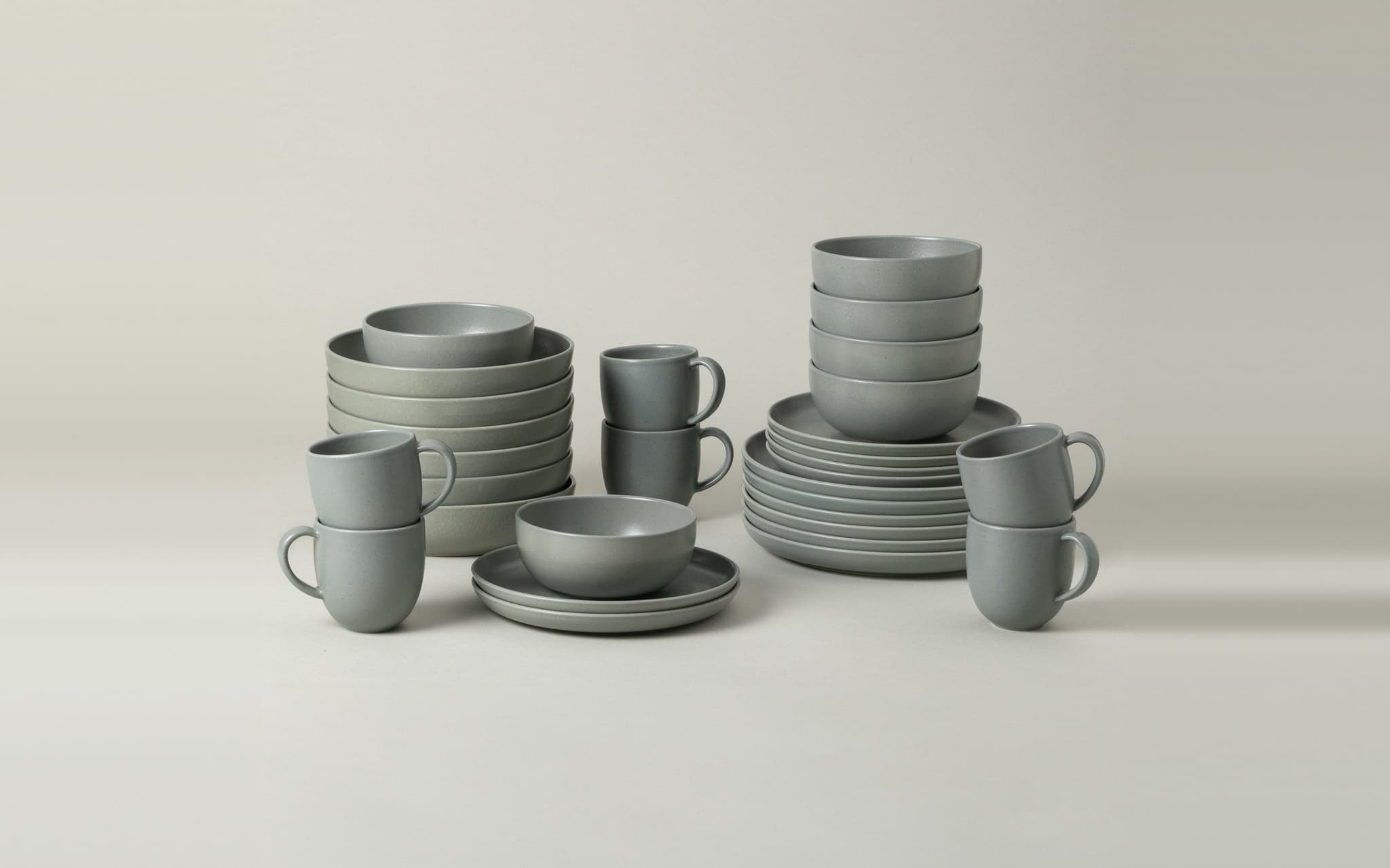 Set Veselă Pacifica, 30 Piese, 6 Persoane, Verde Artichoke